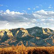 Southwestern Landscape With Sandia Art Print