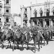 Spanish Troops Celebrating Victory Art Print