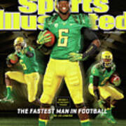 Speed Wins Oregons Deanthony Thomas, The Fastest Man In Sports Illustrated Cover Art Print