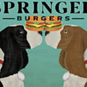 Springer Burgers Art Print