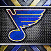 St. Louis Blues Logo Art 2 by William Ng
