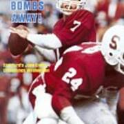 Stanford University Qb John Elway Sports Illustrated Cover Art Print