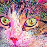 Stare Into My Cat Eyes Art Print