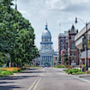 State Capitol - Springfield, Il Art Print