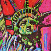 Statue Of Liberty Painting Art Print