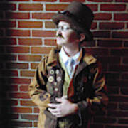 Steampunk Gentleman Costume 1 Art Print