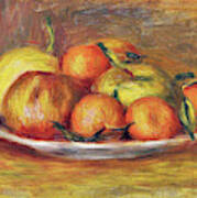 Still Life With Apples, Tangerines And Lemon - Digital Remastered Edition Art Print