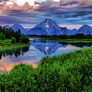 Stormy Morning In Jackson Hole Art Print