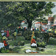 Street Scene, Kingston, Jamaica, C1880 Art Print