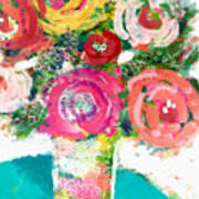 Summer Bouquet- Art By Linda Woods Art Print