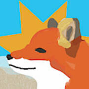 Summer Fox Art Print