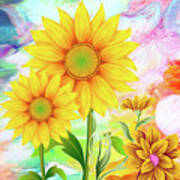 Sunflowers Art Art Print