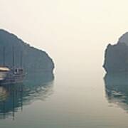 Sunrise, Halong Bay, Vietnam Art Print