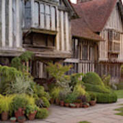 Sunset At Great Dixter House And Gardens Art Print