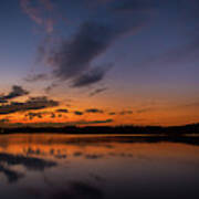 Sunset On Lake Lanier Art Print