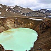 Swim Spot In The Crater Art Print