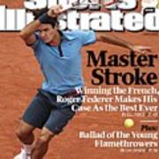 Switzerland Roger Federer, 2009 French Open Sports Illustrated Cover Art Print