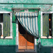 Symmetries In Burano Art Print