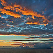 Table Mountain At Sunset Art Print