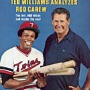 Ted Williams And Minnesota Twins Rod Carew Sports Illustrated Cover Art Print