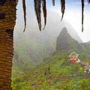 Tenerife - Masca Village, Canary Art Print