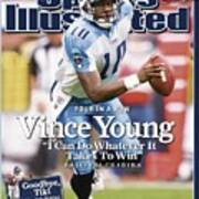 Tennessee Titans Qb Vince Young... Sports Illustrated Cover Art Print