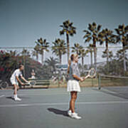 Tennis In San Diego Art Print