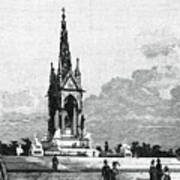 The Albert Memorial, Kensington Art Print