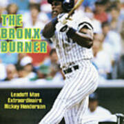 The Bronx Burner Leadoff Man Extraordinaire Rickey Henderson Sports Illustrated Cover Art Print