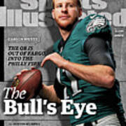 The Bulls Eye Carson Wentz Sports Illustrated Cover Art Print