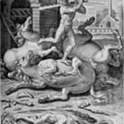 The Burial Of Abdère, 1615. Artist Art Print
