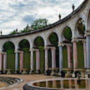 The Colonade In The Gardens Of Versailles Art Print