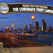 The Coronado Ferry Landing Art Print