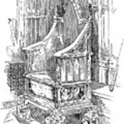 The Coronation Chair, Westminster Art Print