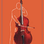 The Double Bass Art Print