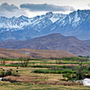 The Eastern Sierra Nevada Mountains Art Print