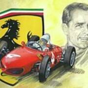 The Ferrari Legends - Phil Hill Art Print