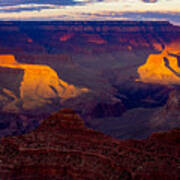 The Grand Canyon At Sunset Art Print