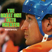 The Great One Gets Greater Wayne Gretzky Sports Illustrated Cover Art Print