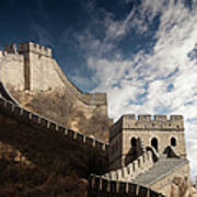 The Great Wall, Badaling, Beijing Art Print