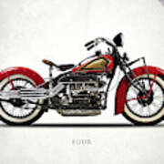 The Indian Four 1940 Art Print
