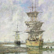 The Large Ship, 1879 Art Print