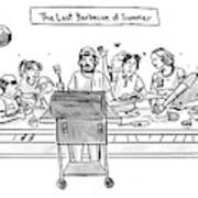 The Last Barbecue Of Summer Art Print