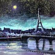 The Lights Of Paris Art Print