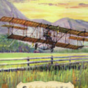 The Martin Biplane, 1909 Art Print