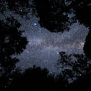 The Milky Way Appears Overhead Art Print