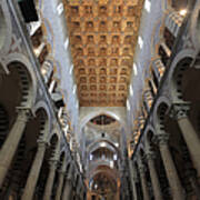 The Nave Of Pisa Cathedral Art Print