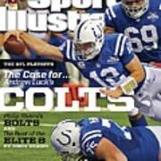 The Nfl Playoffs The Case For . . . Andrew Lucks Colts Sports Illustrated Cover Art Print