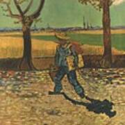 The Painter On His Way To Work Art Print