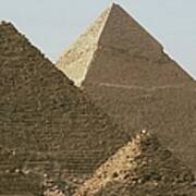 The Pyramids Of Giza, In Giza, Egypt - Art Print